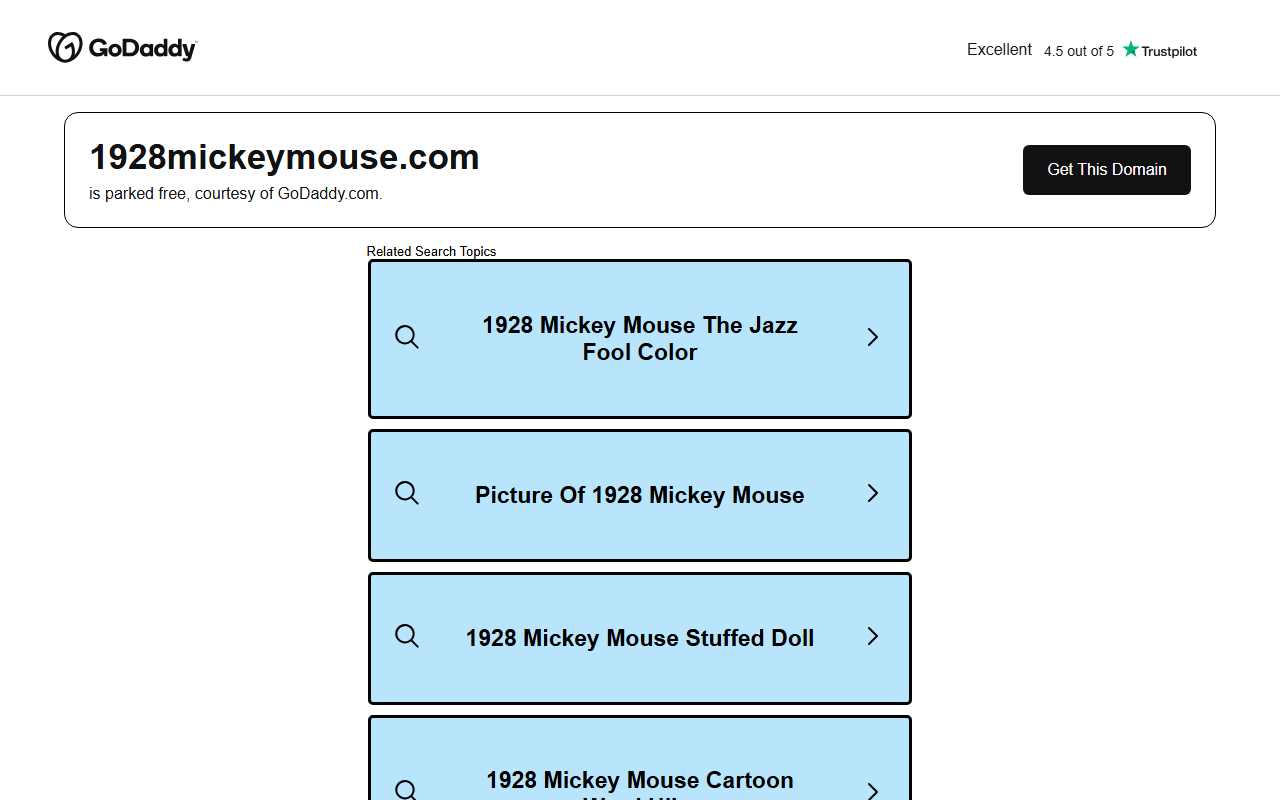 1928mickeymouse.com screenshot