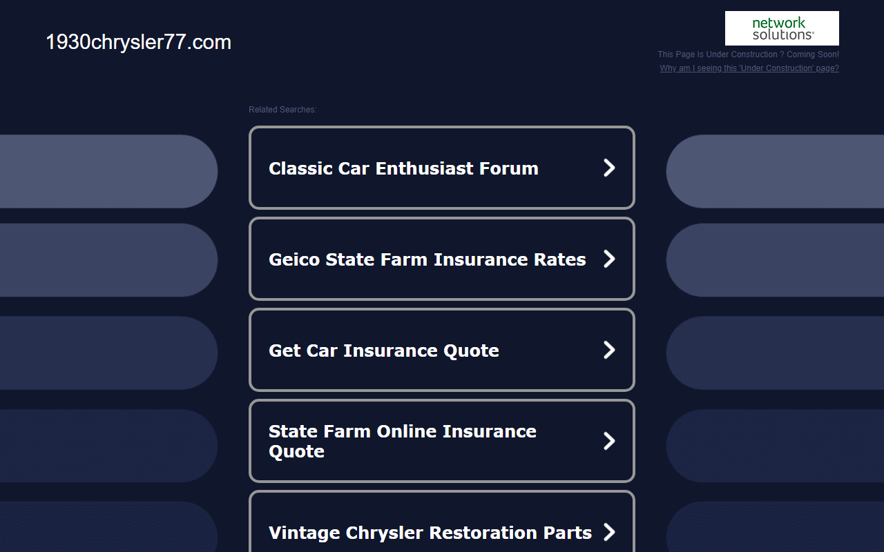 1930chrysler77.com screenshot