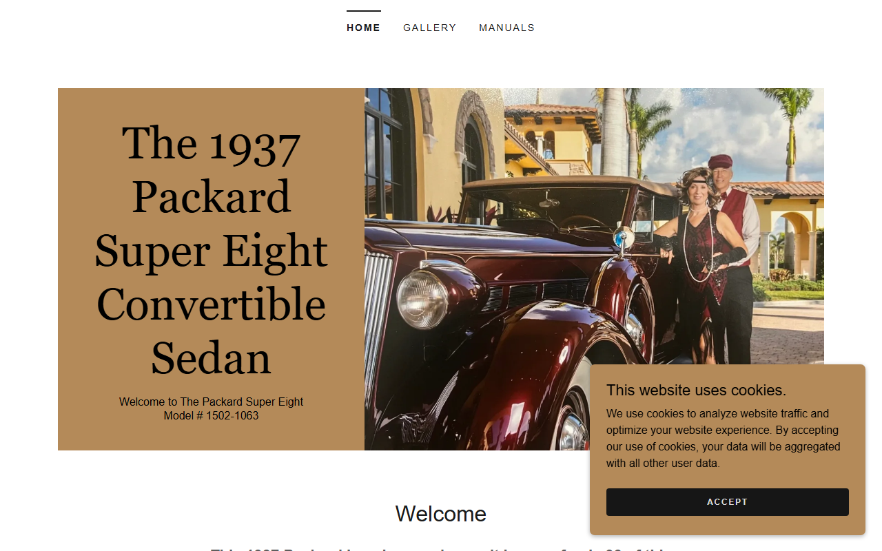 1937packard.com screenshot