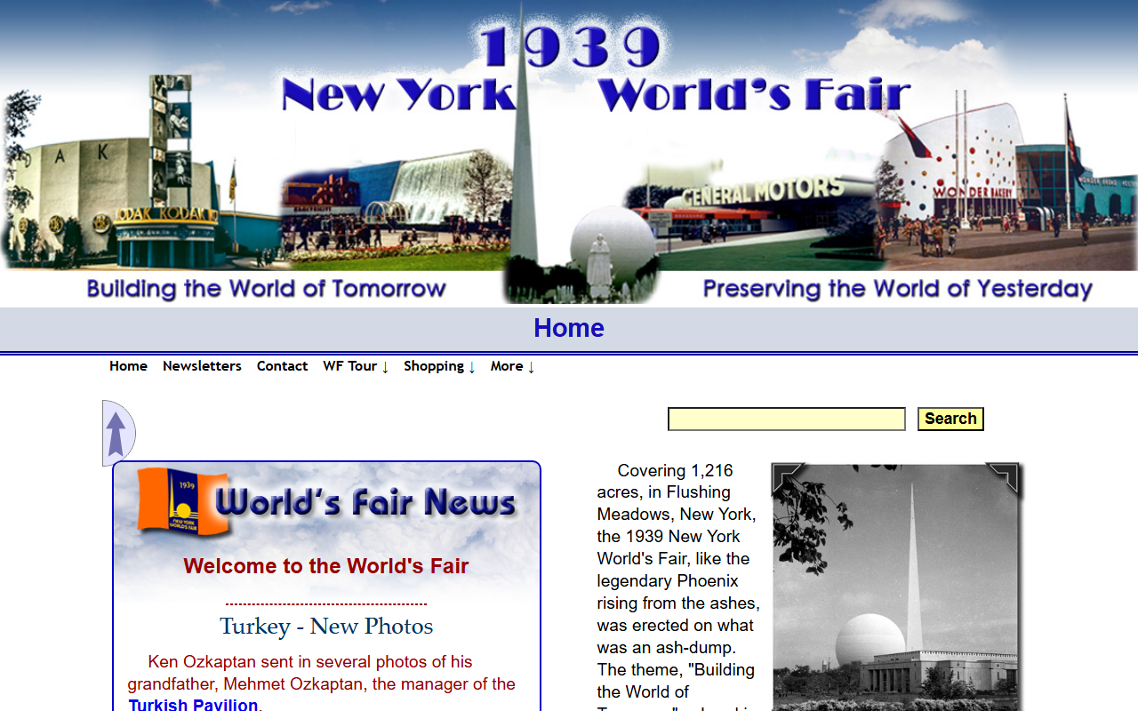 1939nyworldsfair.com screenshot