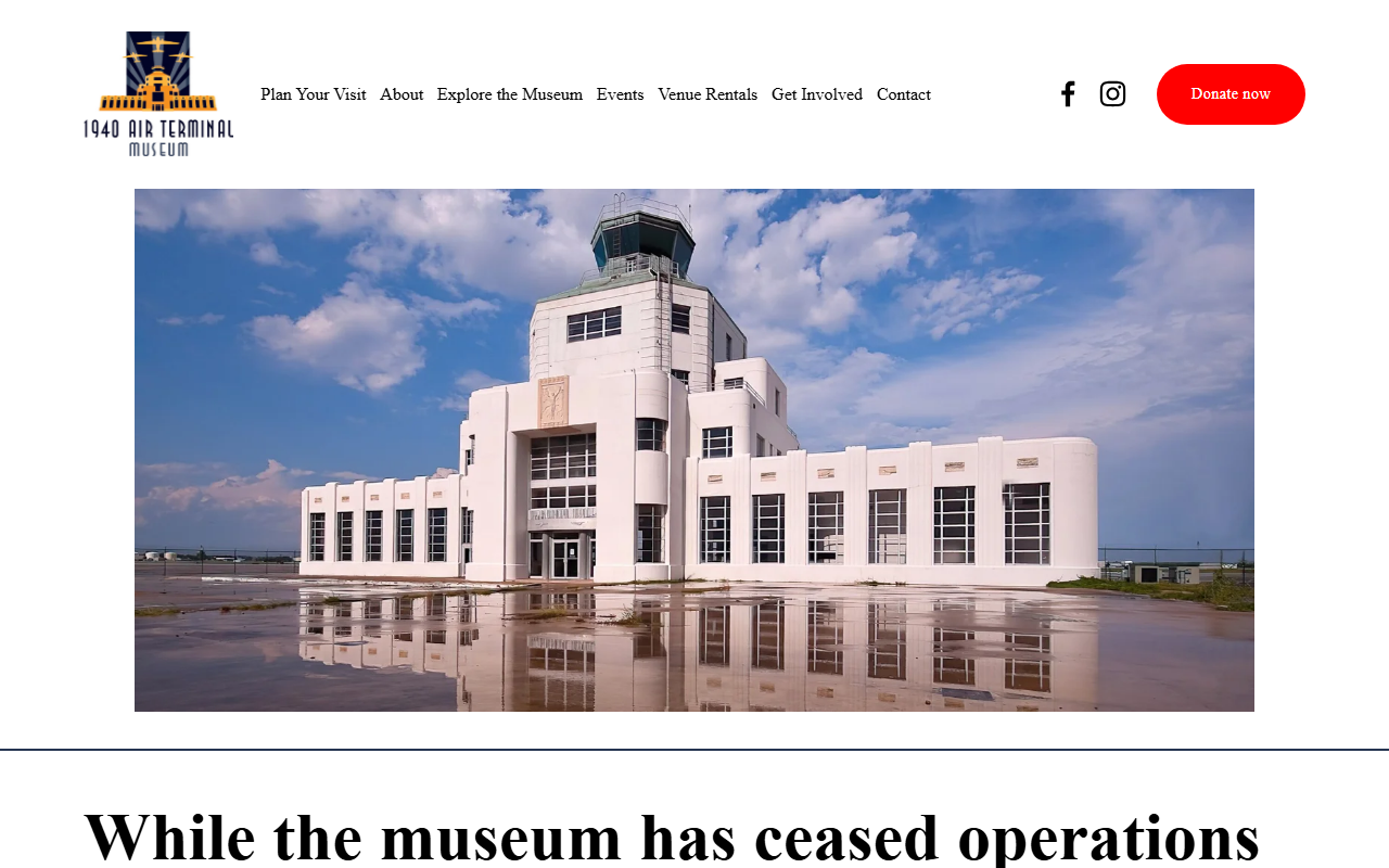 1940airterminal.com screenshot