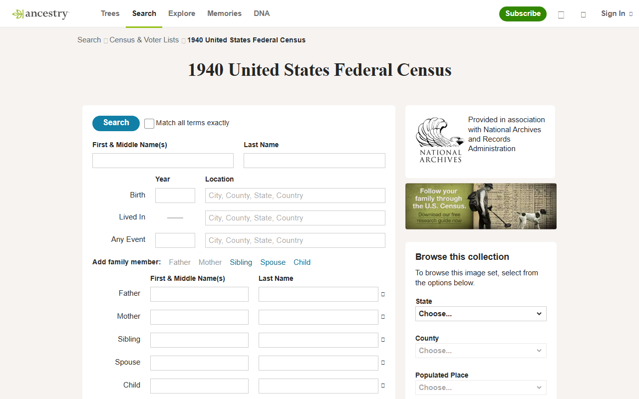1940america.com screenshot