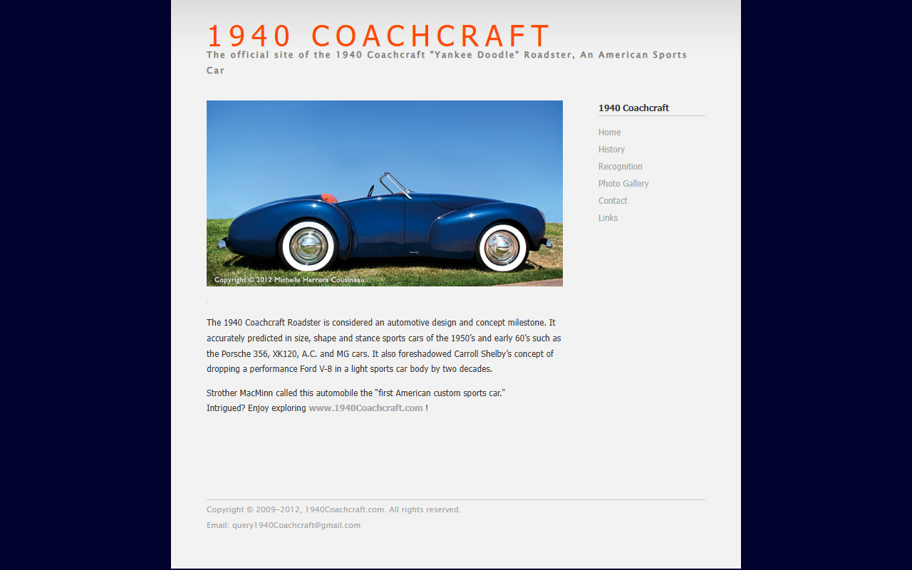 1940coachcraft.com screenshot