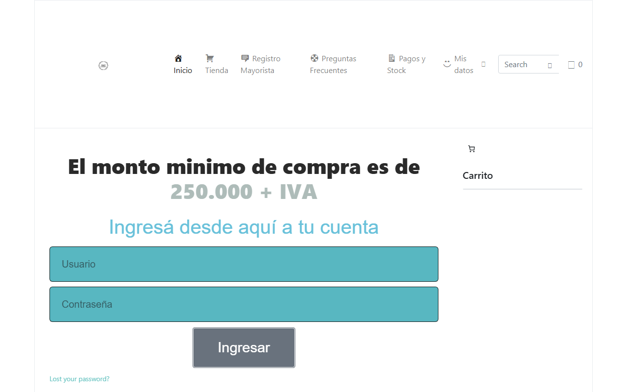 1942mueblesydeco.com screenshot