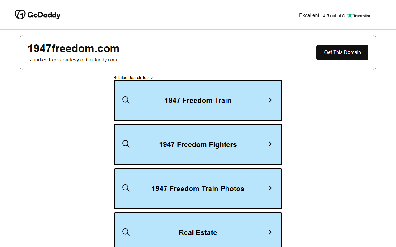 1947freedom.com screenshot