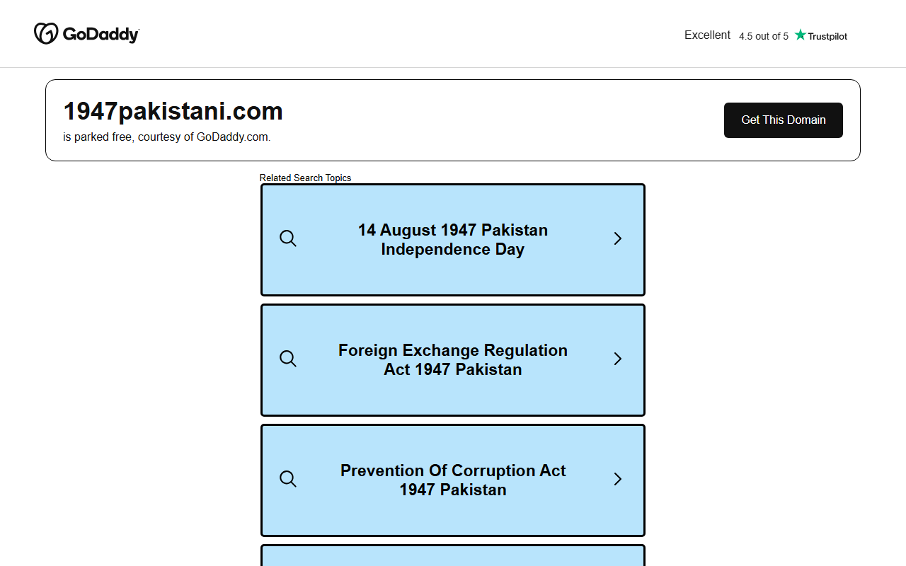 1947pakistani.com screenshot