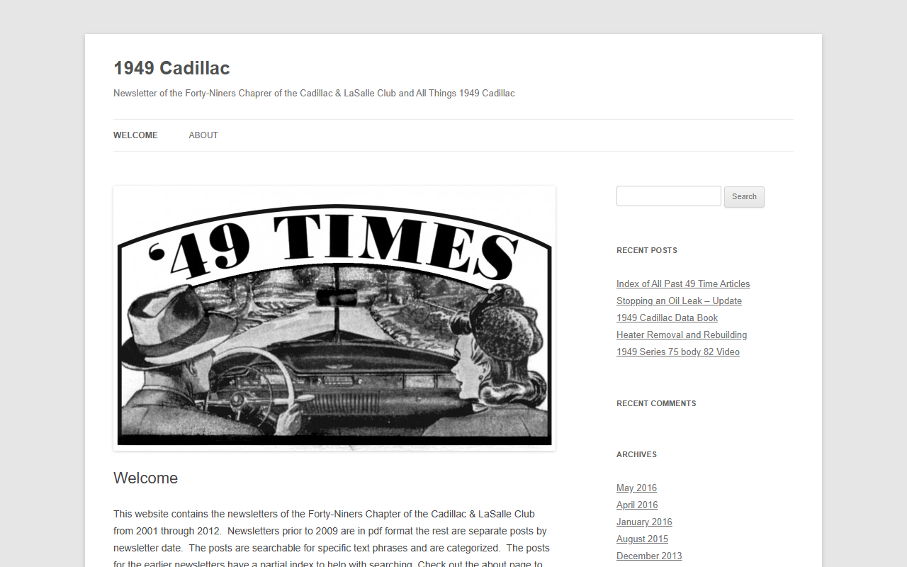 1949cadillac.com screenshot