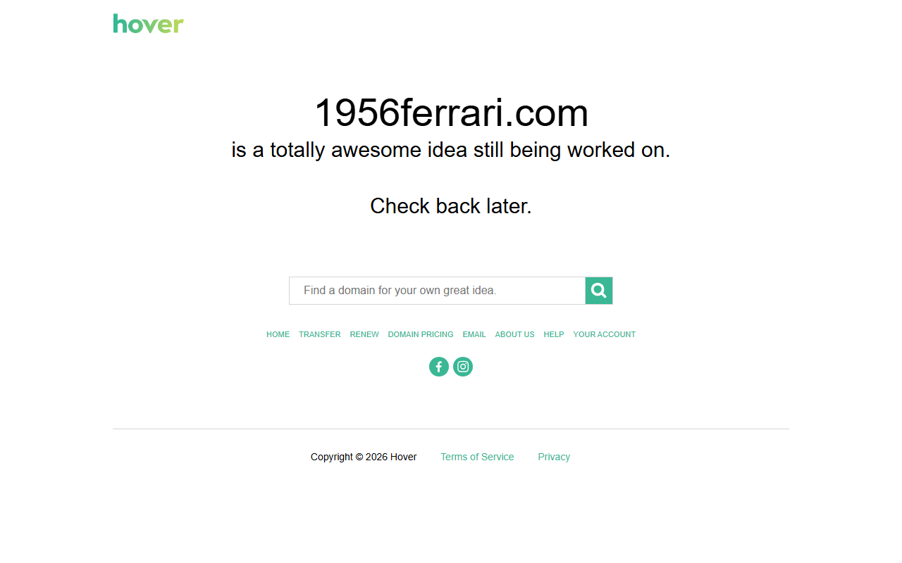 1956ferrari.com screenshot