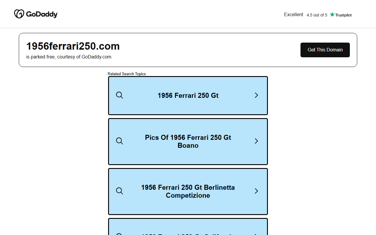 1956ferrari250.com screenshot