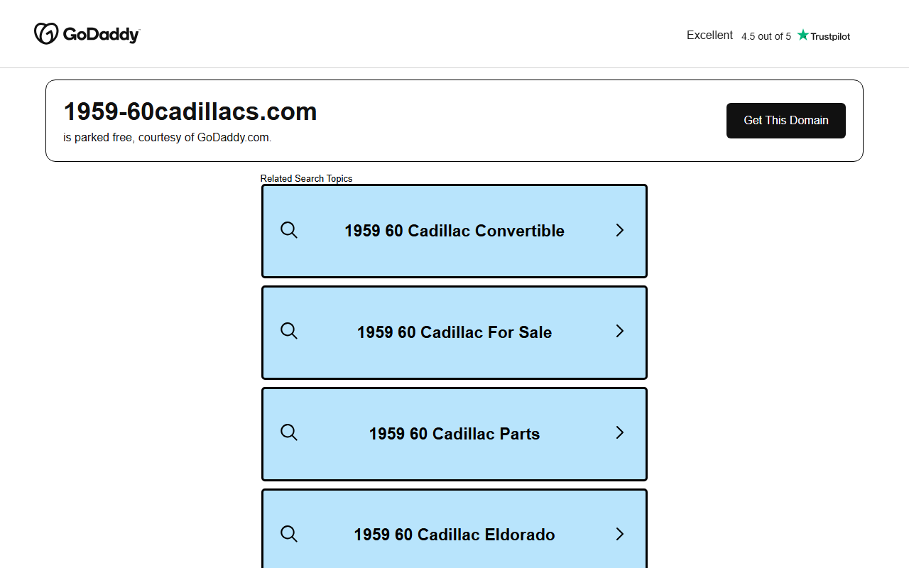 1959-60cadillacs.com screenshot