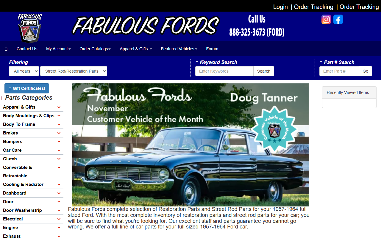 1959fordfairlane.com screenshot