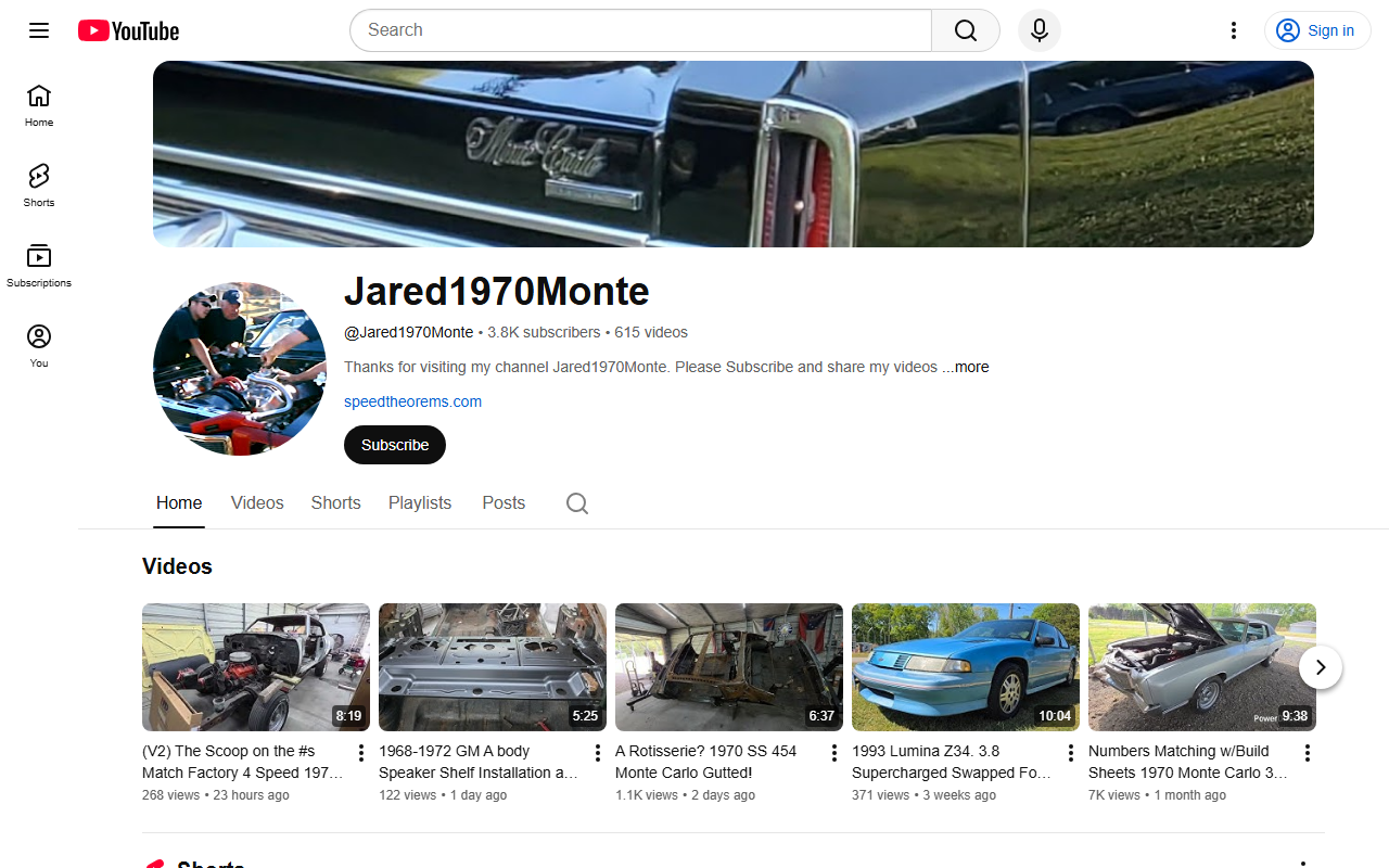 1970montecarlo.com screenshot