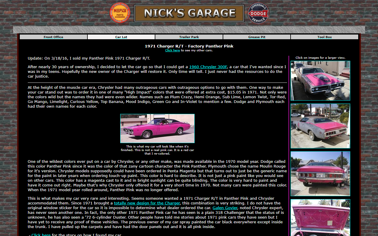 1971charger.com screenshot