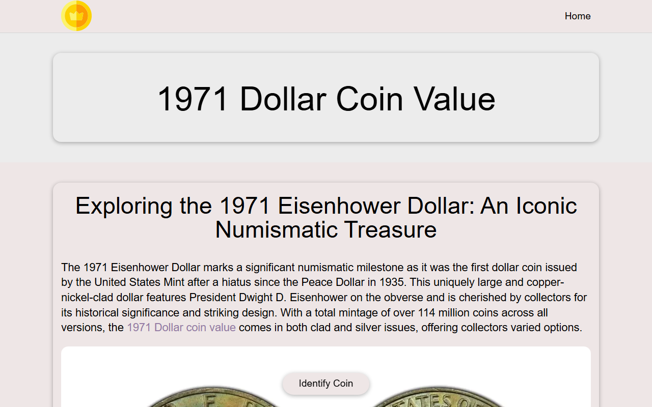 1971silverdollar.com screenshot
