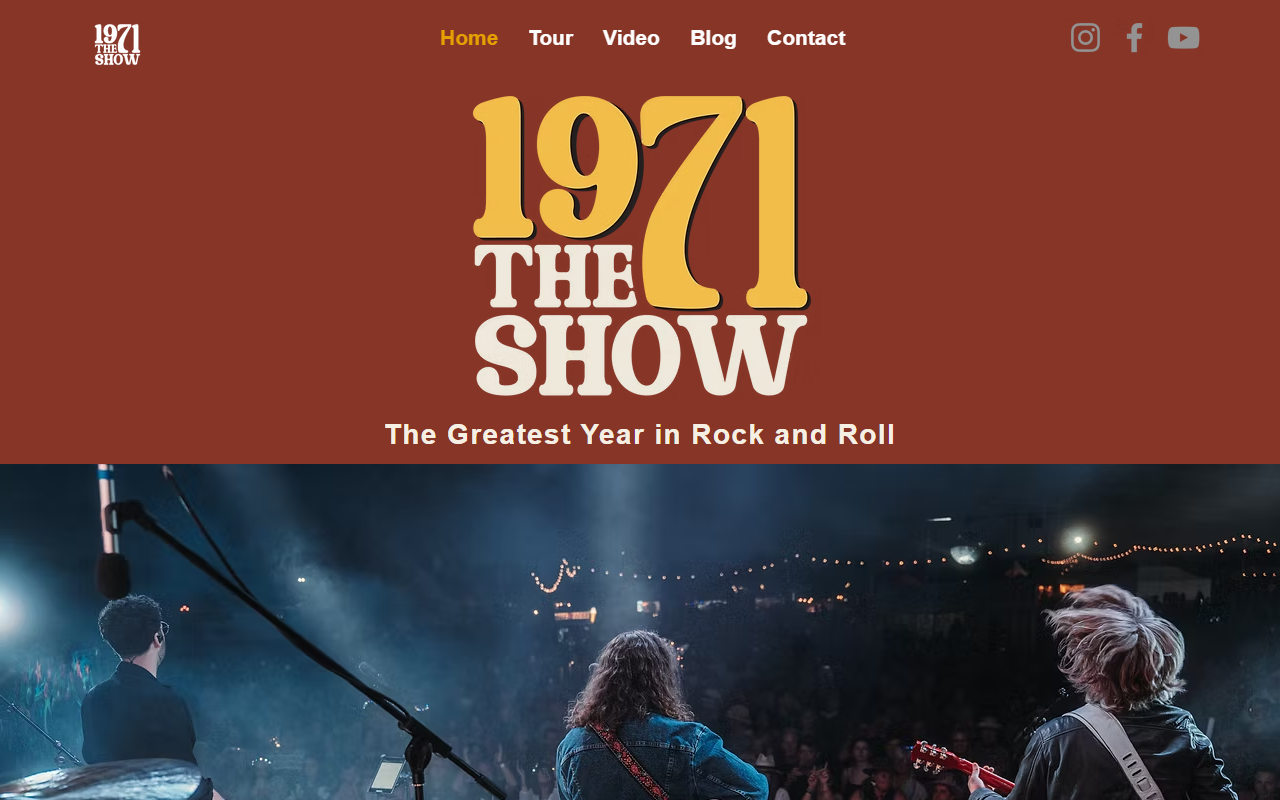 1971theshow.com screenshot