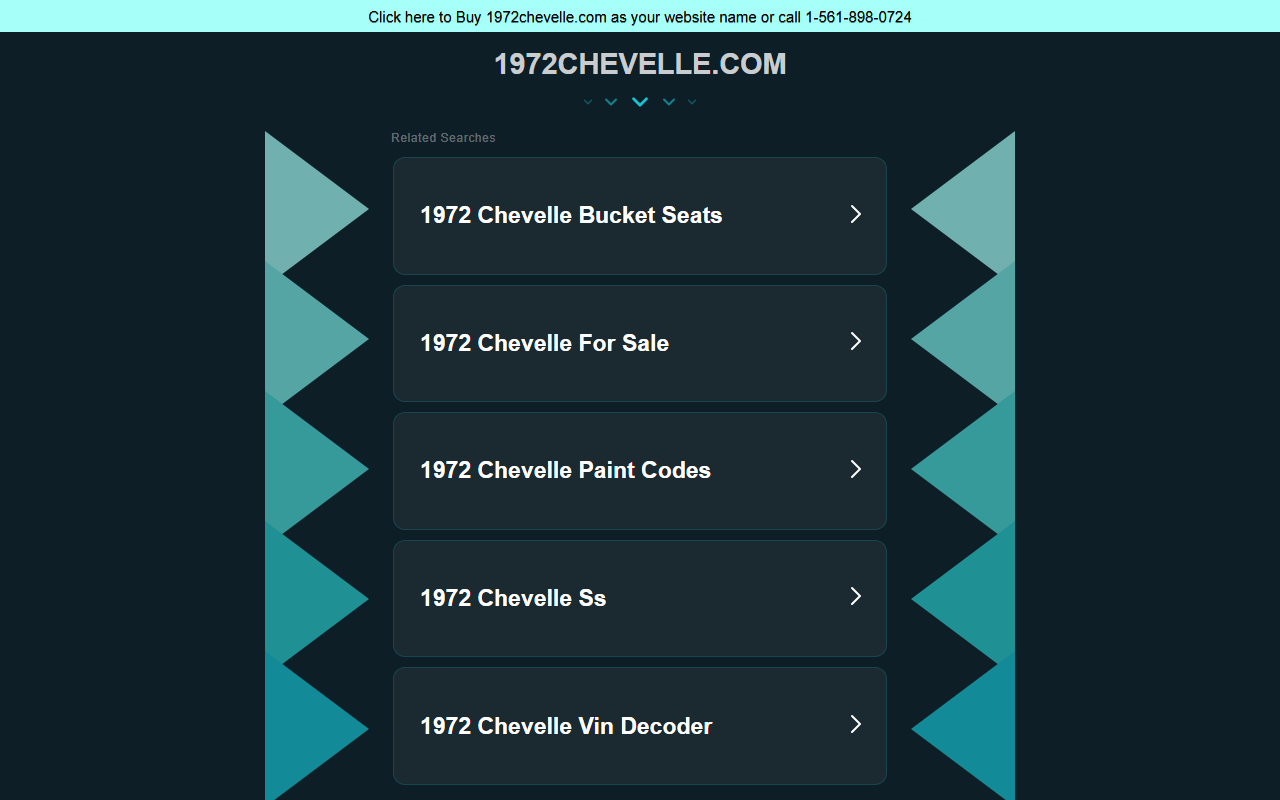 1972chevelle.com screenshot
