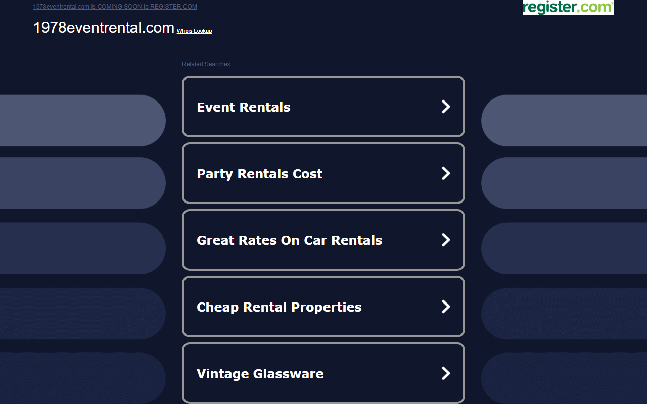 1978eventrental.com screenshot