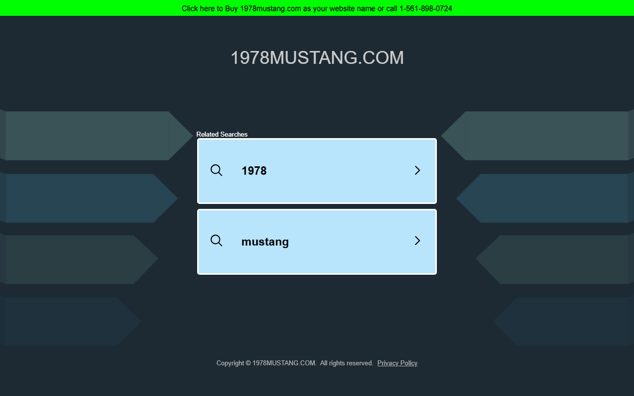 1978mustang.com screenshot