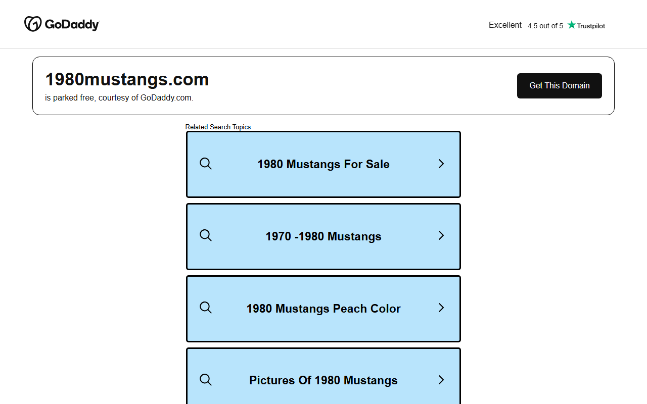 1980mustangs.com screenshot