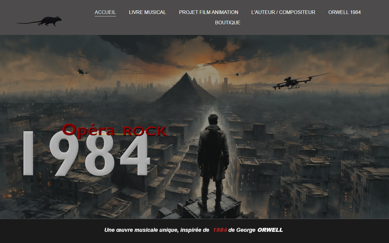 1984musical.com screenshot