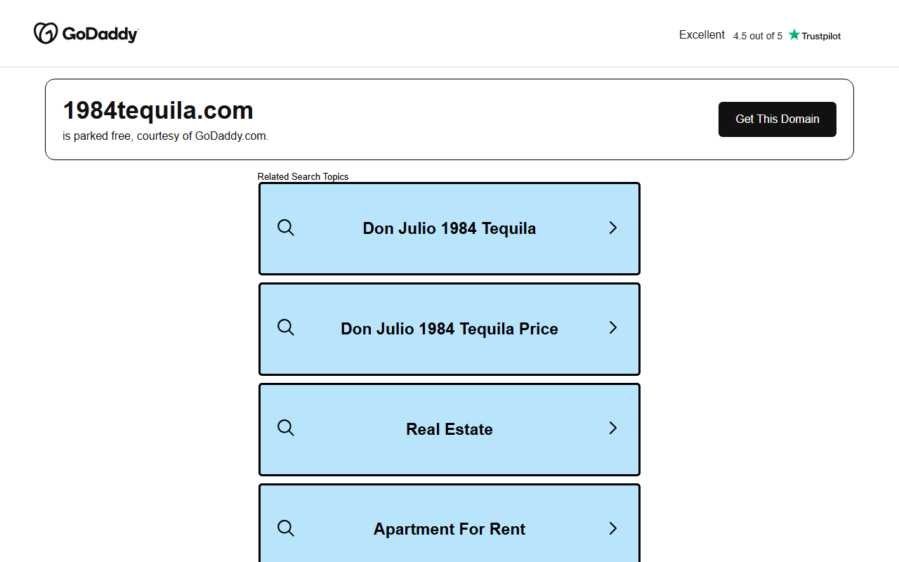 1984tequila.com screenshot
