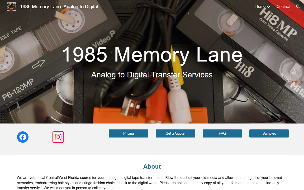 1985memorylane.com screenshot