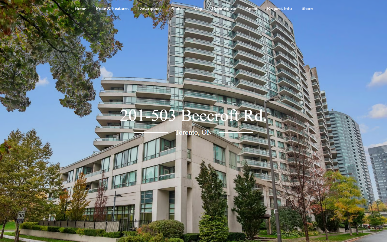 201-503beecroft.com screenshot