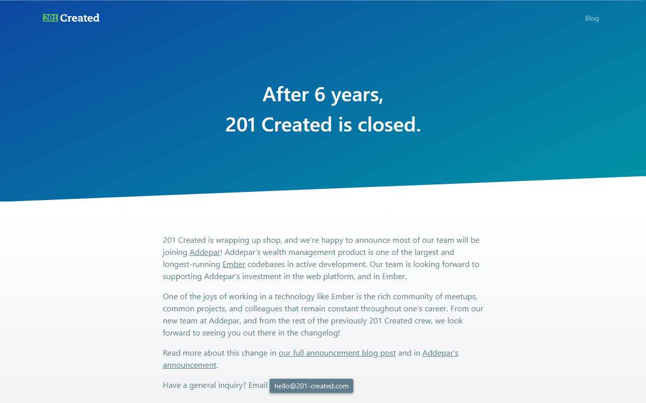 201-created.com screenshot