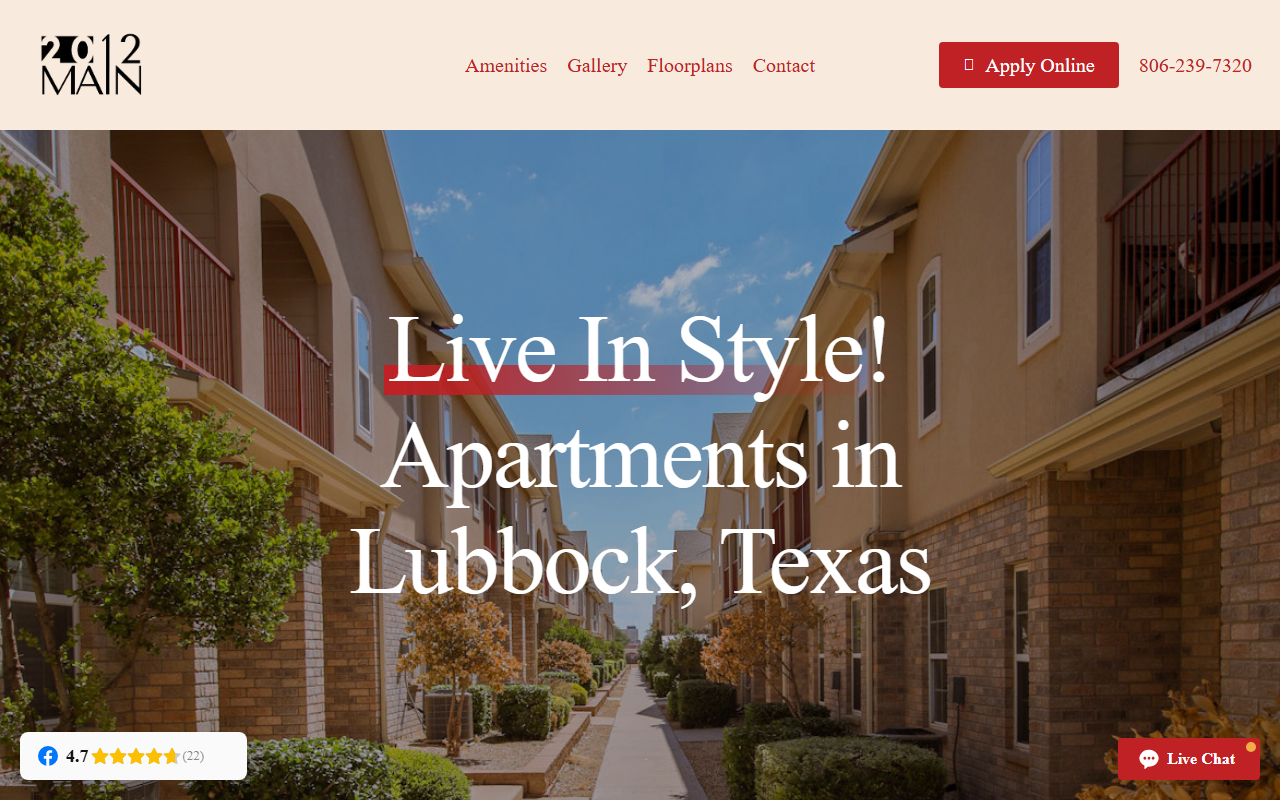 2012mainst.com screenshot
