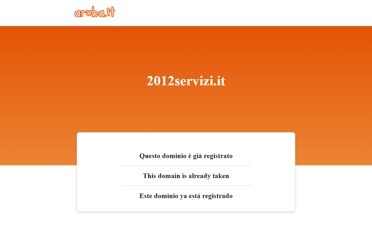 2012servizi.com screenshot