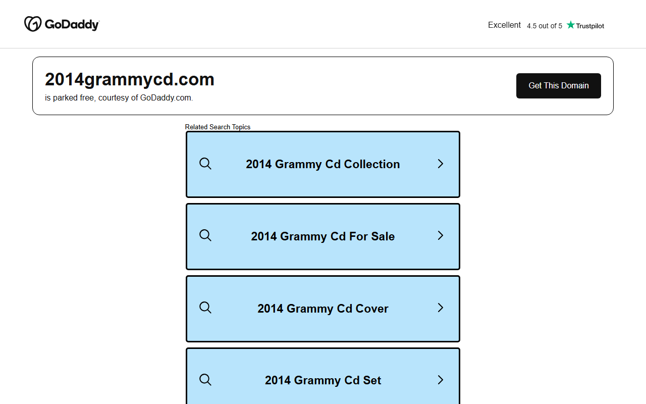 2014grammycd.com screenshot