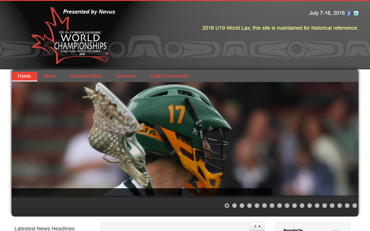 2016worldlax.com screenshot