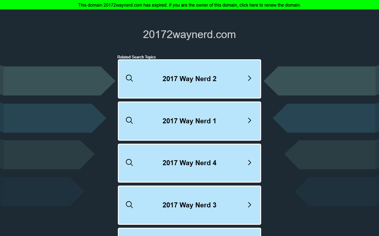 20172waynerd.com screenshot
