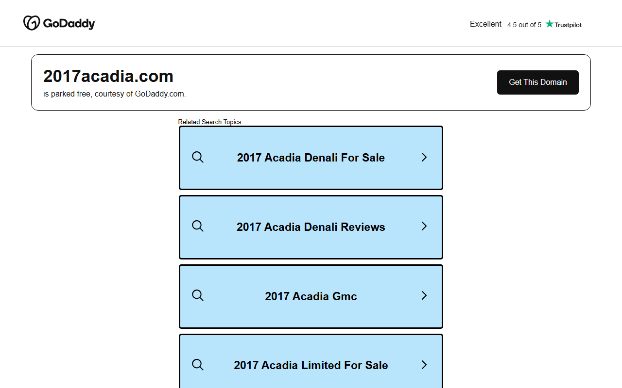 2017acadia.com screenshot