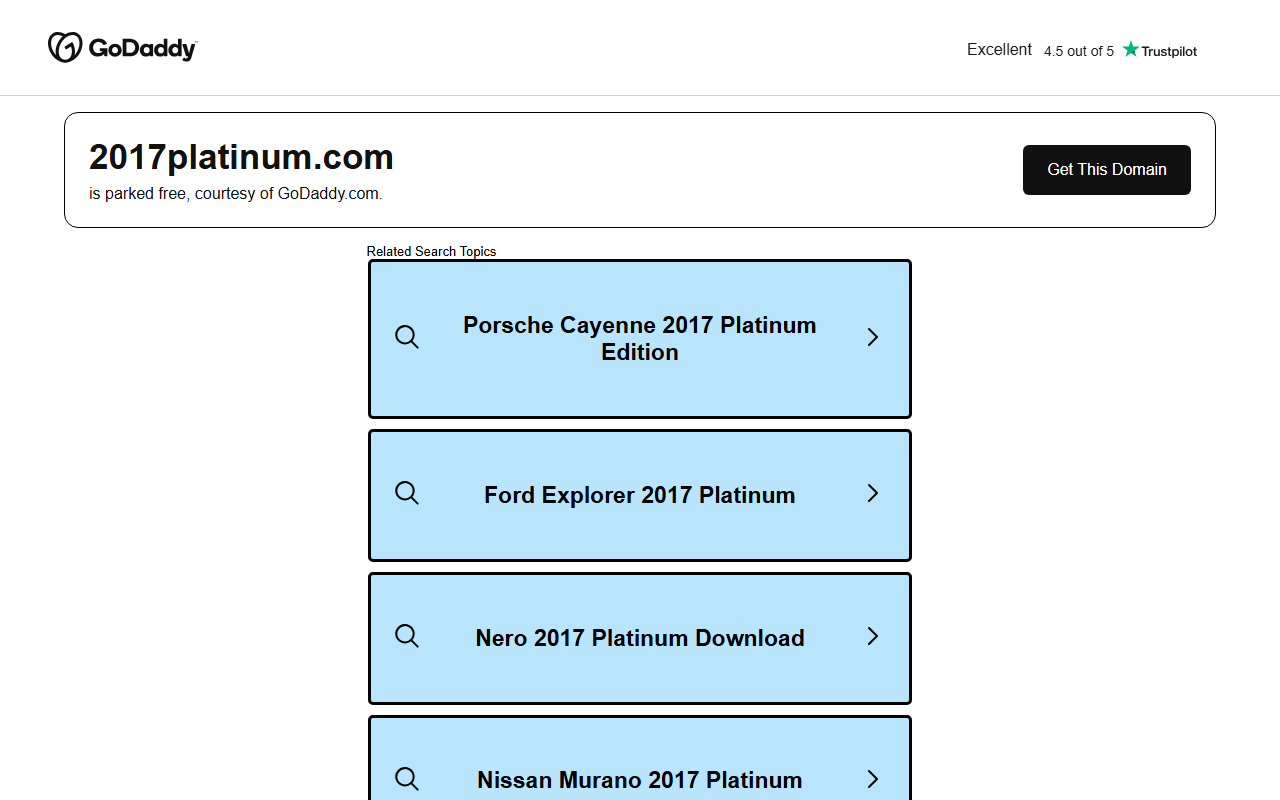 2017platinum.com screenshot