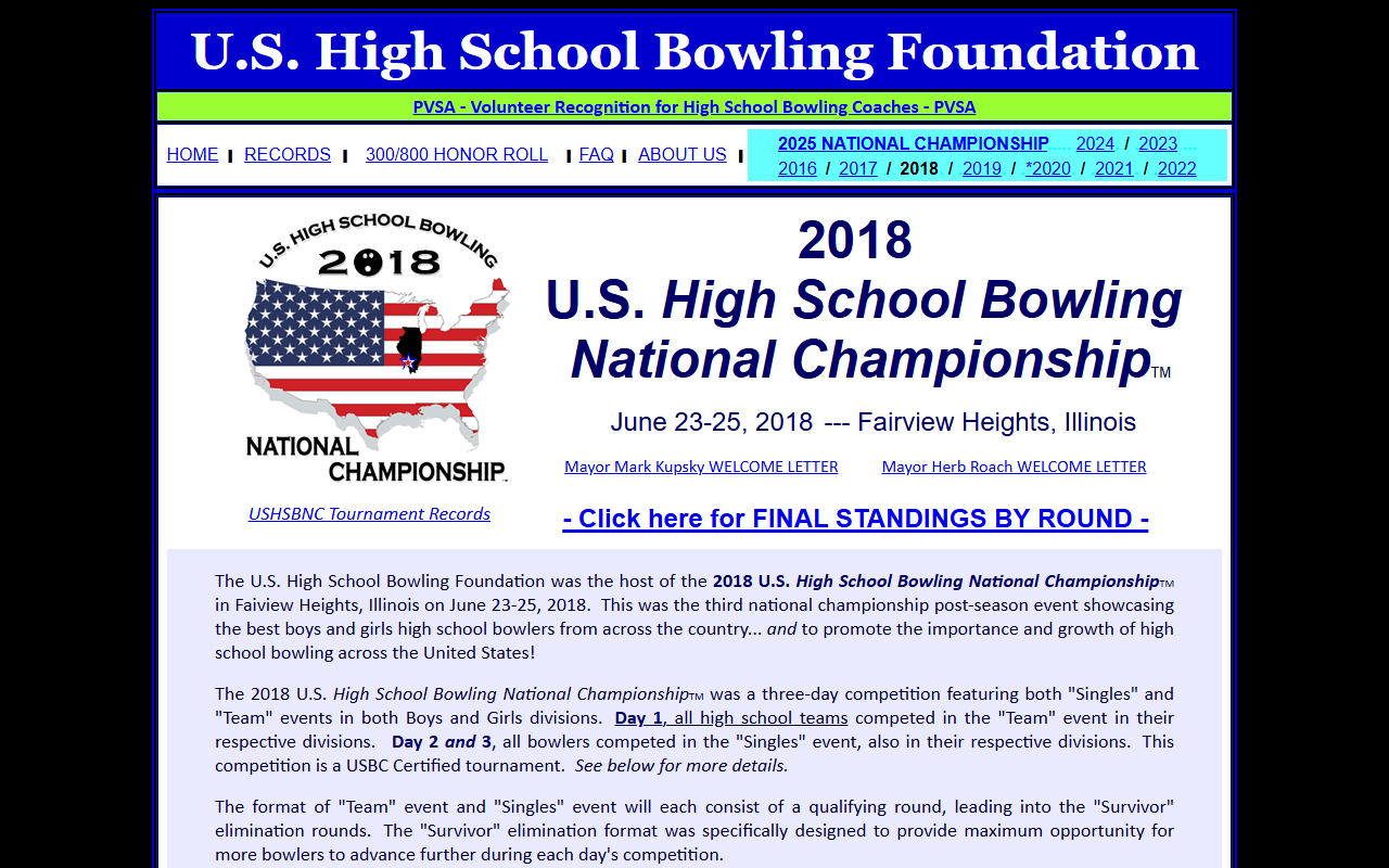 2018championship.com screenshot