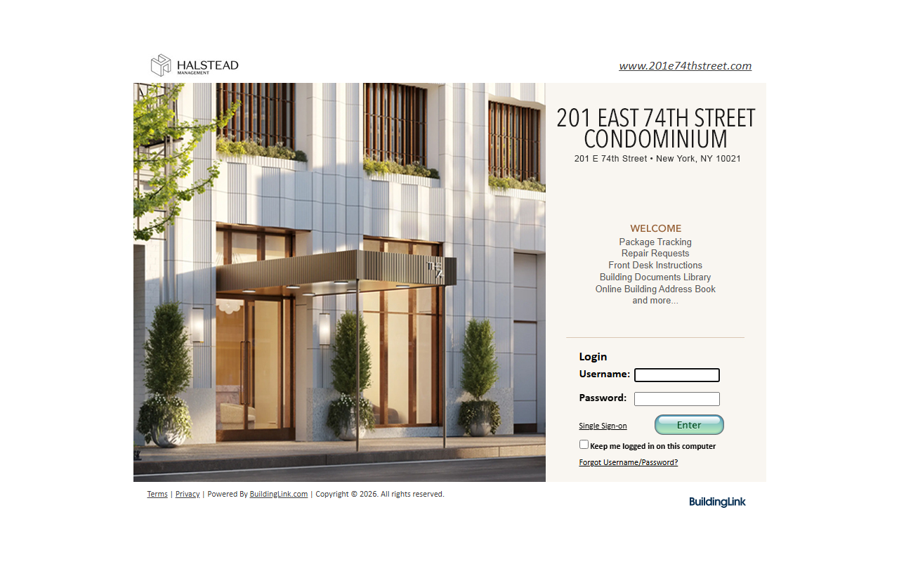 201e74thstreet.com screenshot