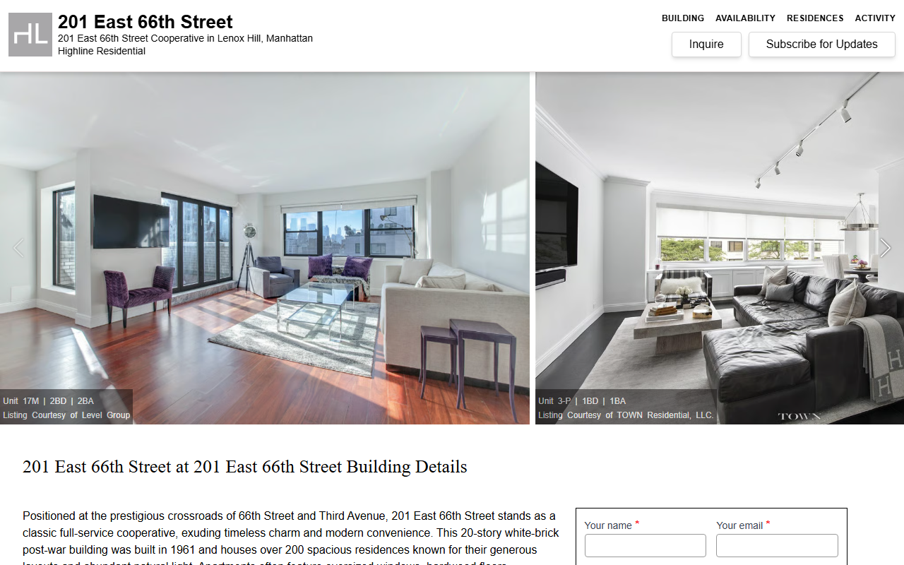 201east66th.com screenshot