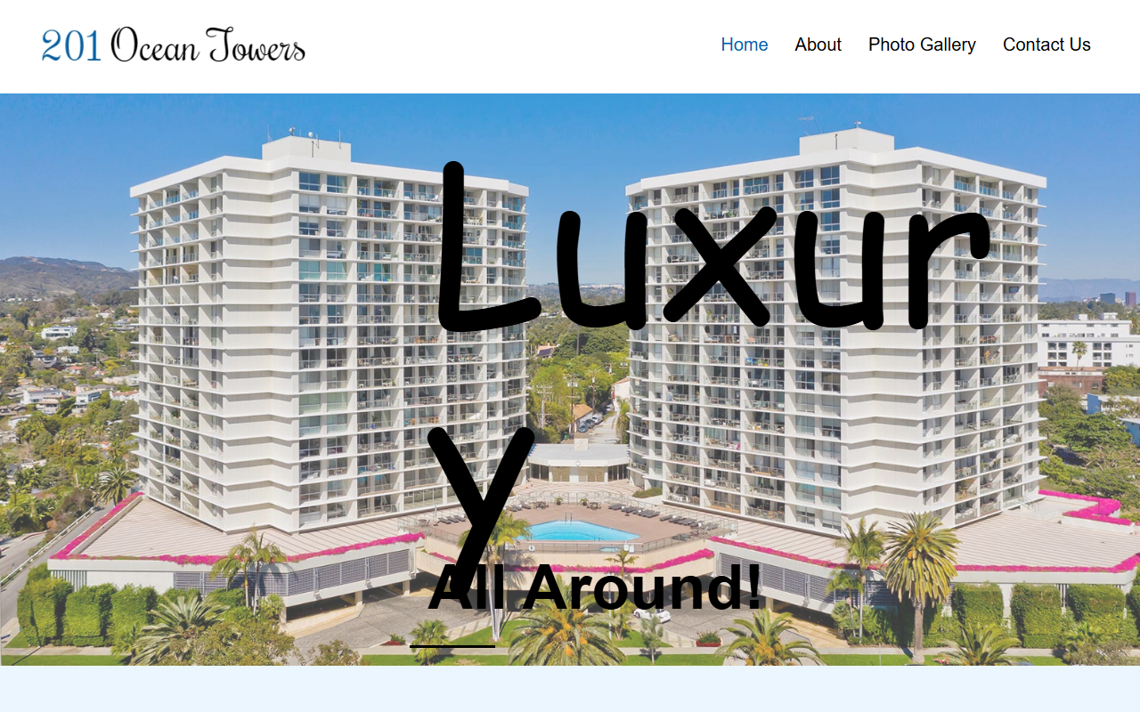 201oceantowers.com screenshot