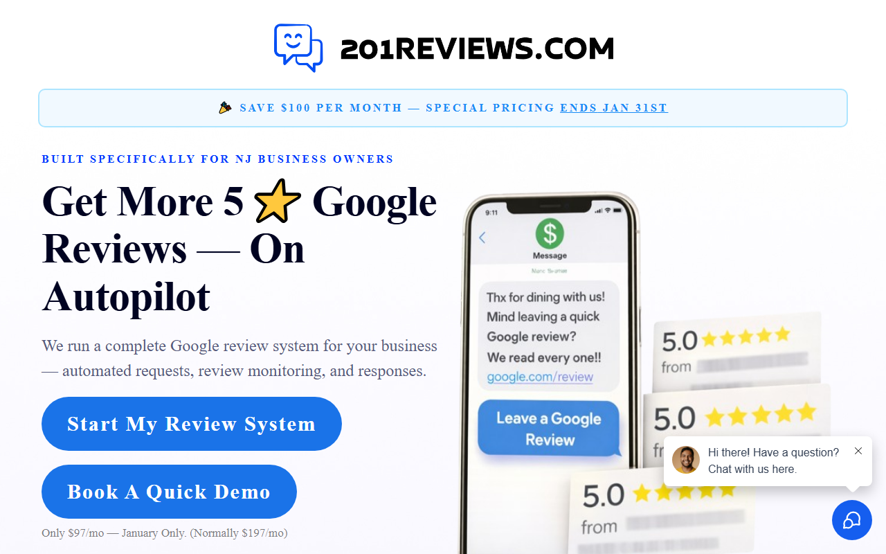 201reviews.com screenshot