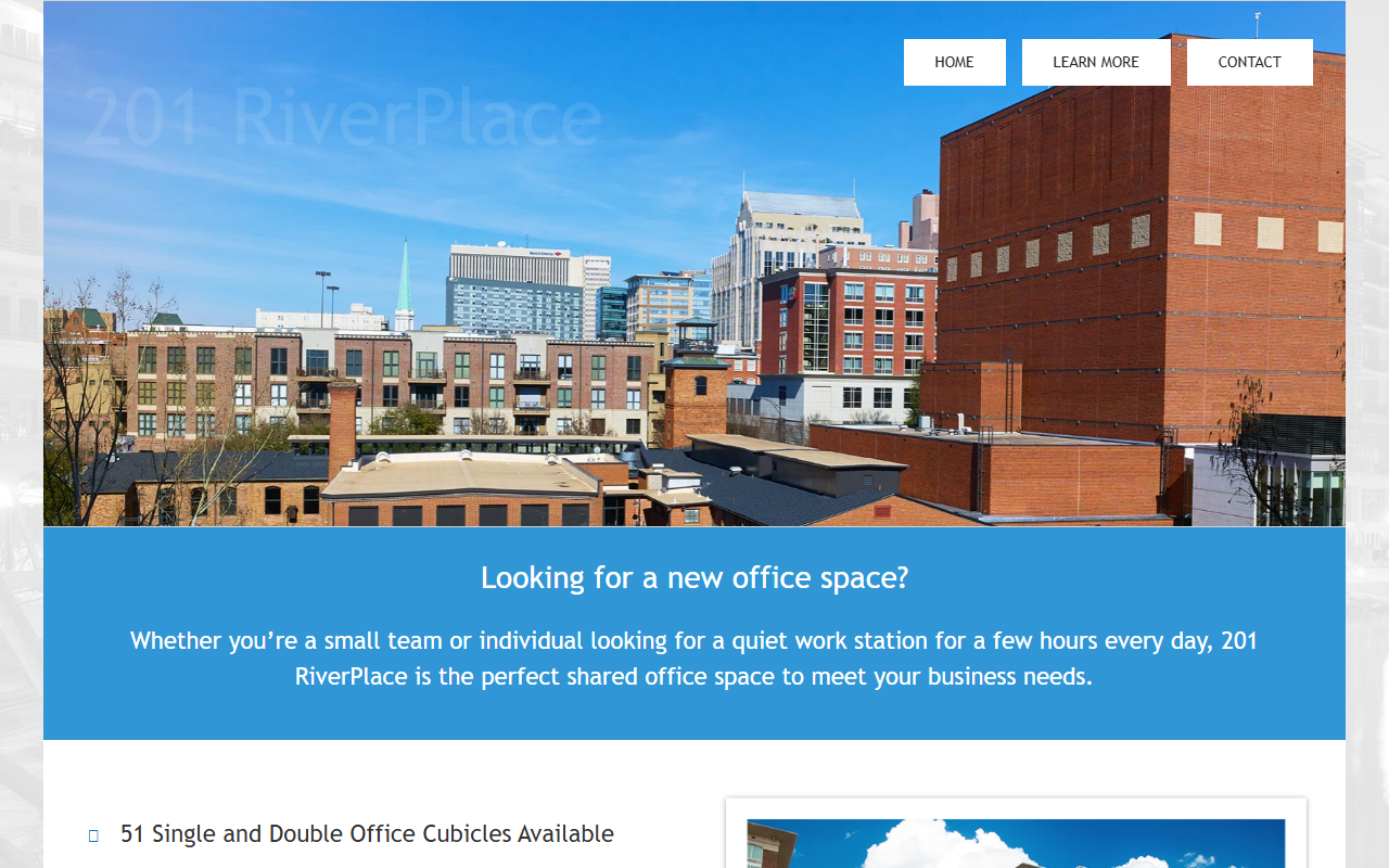 201riverplace.com screenshot