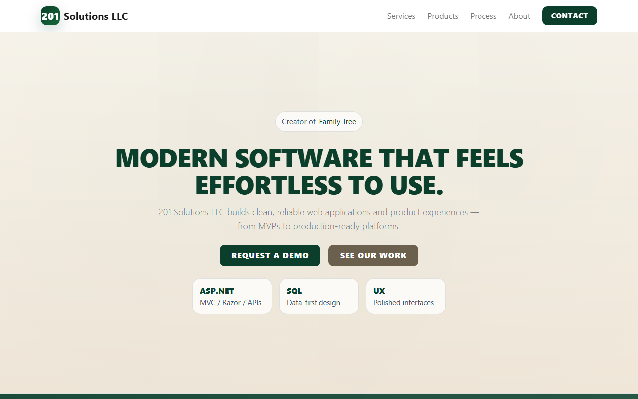 201solutionsllc.com screenshot