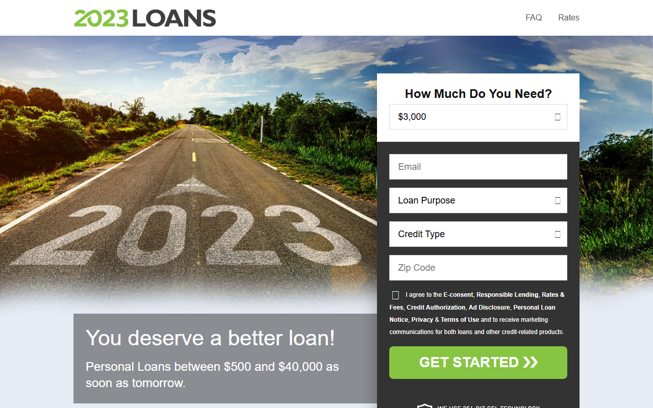 2023loansite.com screenshot
