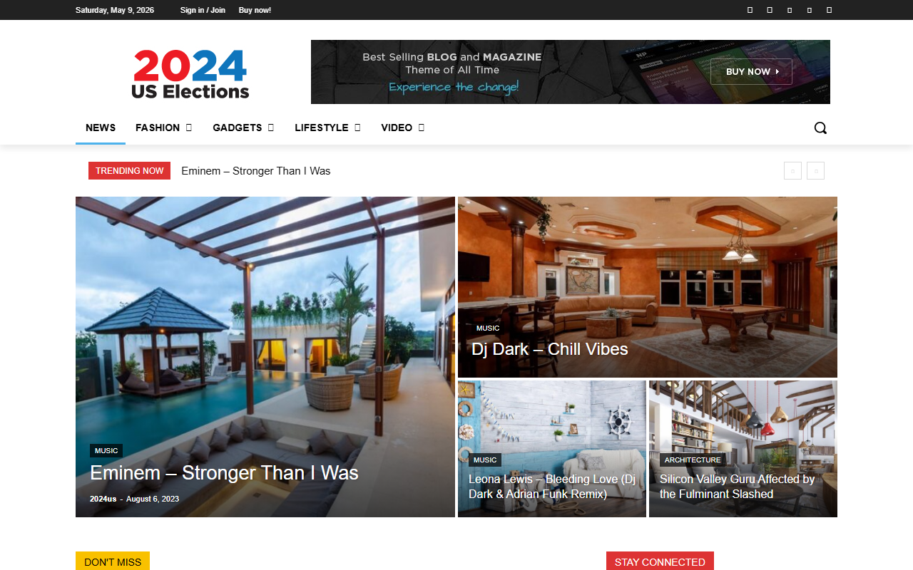 2024uselections.com screenshot