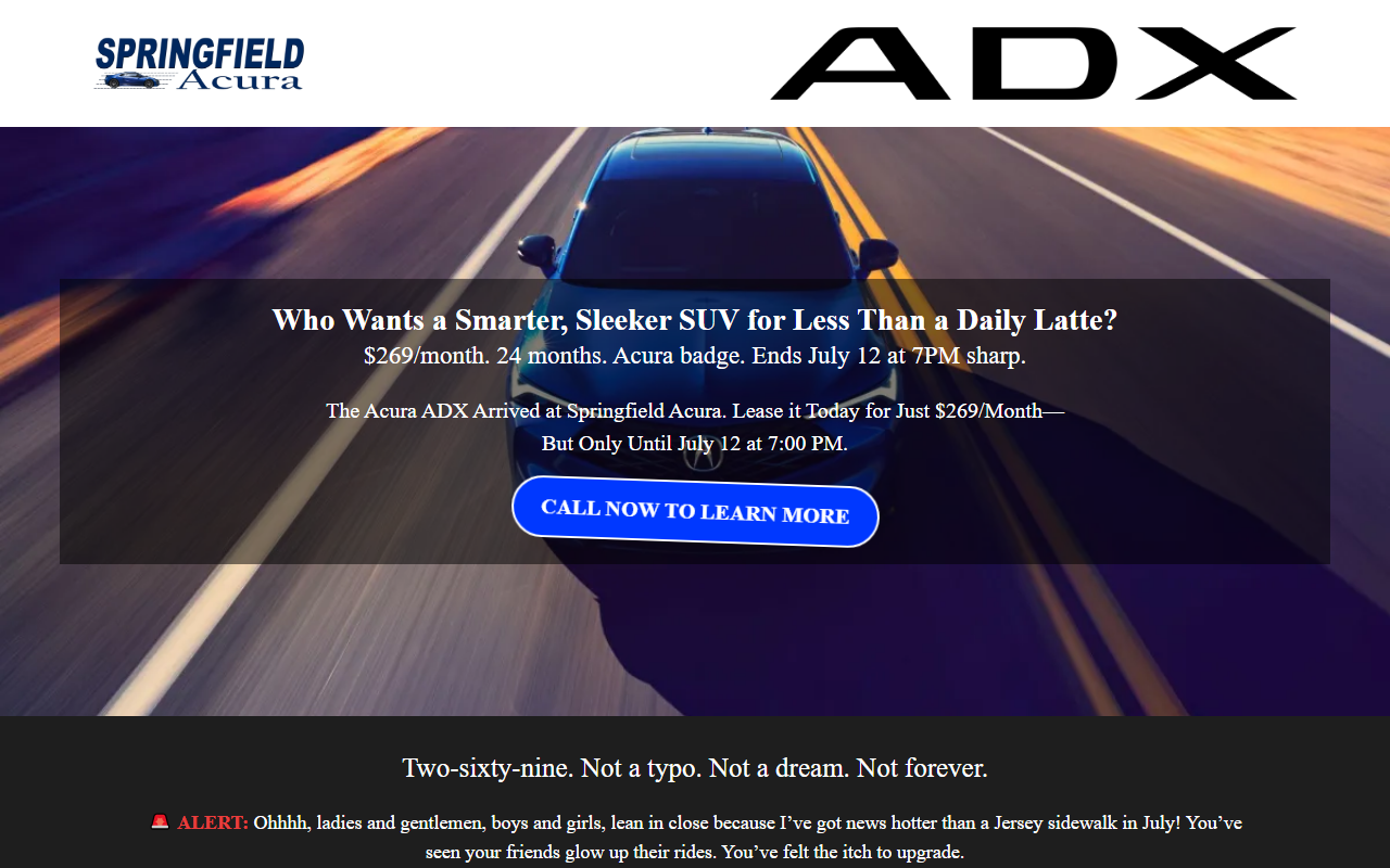 2025acuraadx.com screenshot