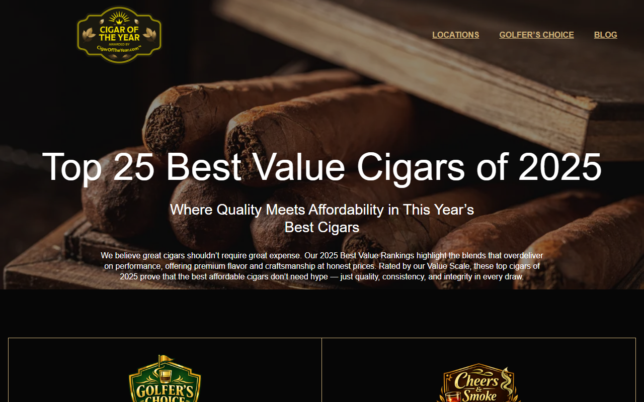 2025bestcigar.com screenshot