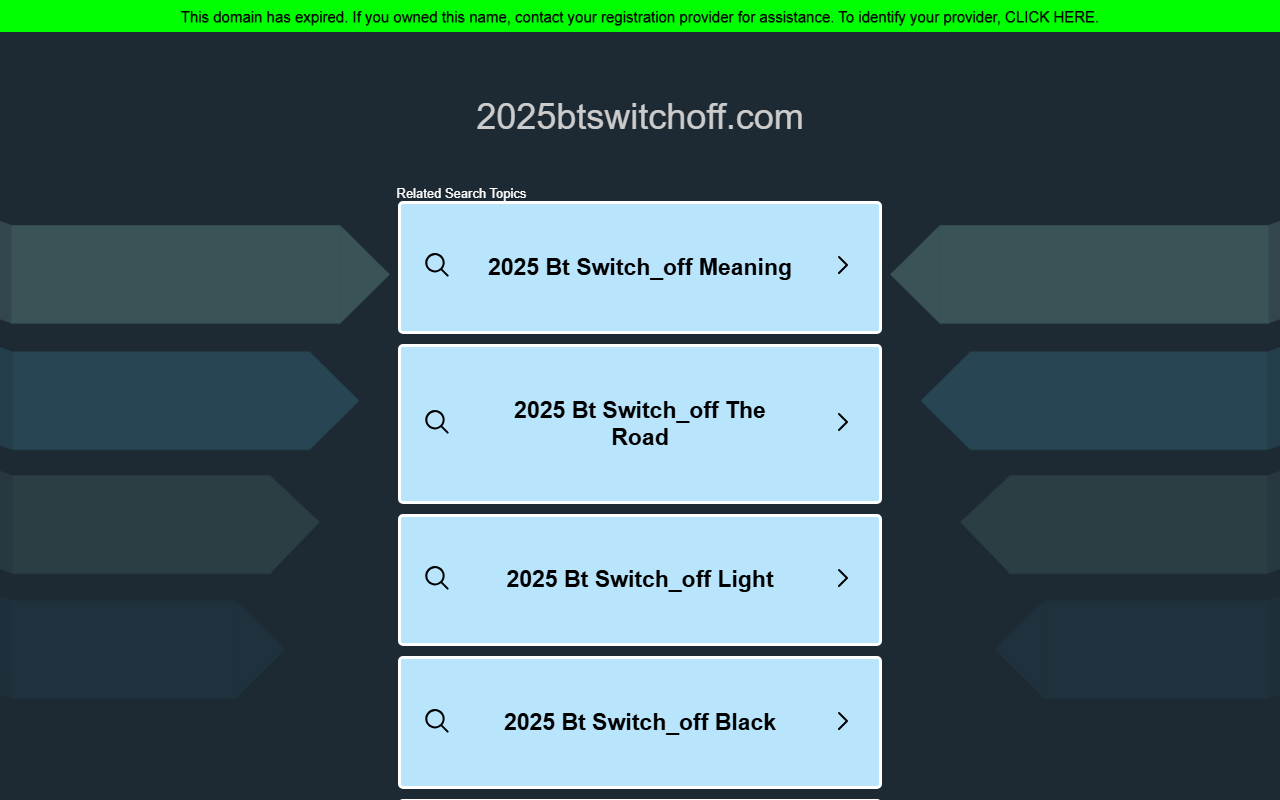 2025btswitchoff.com screenshot