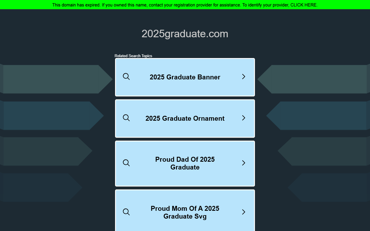 2025graduate.com screenshot