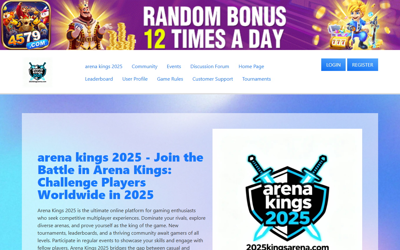 2025kingsarena.com screenshot