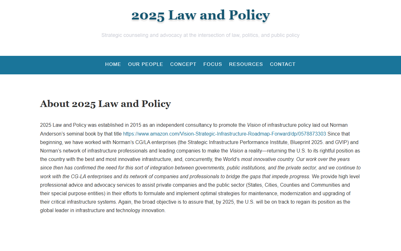 2025lawandpolicy.com screenshot